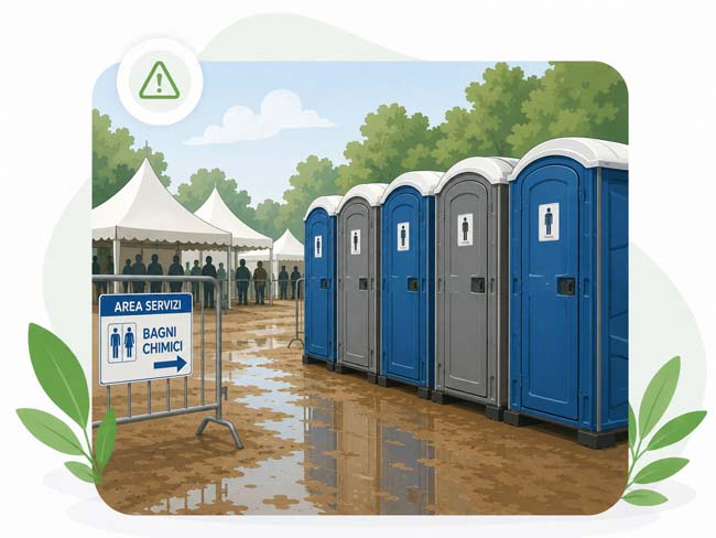 Bagni chimici Kobak disponibili a noleggio in Basilicata